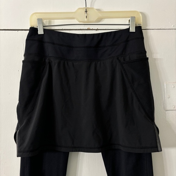 ATHLETA Pull On Power Peak 2 in 1 Skirted Leggings Lightweight Fleece Lined - Picture 9 of 12
